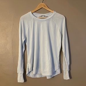 Athleta light blue sweatshirt
